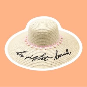 Be Right Back Beach Hat - SOLD